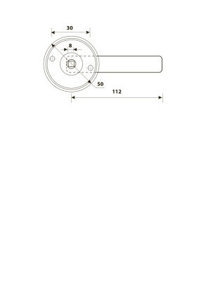 Avers 0661 CR Комплект ручек (хром)