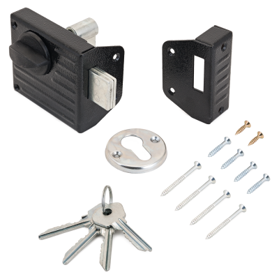 Димитровград ЗН 1-6 "Зенит" Замок накладной (черный)