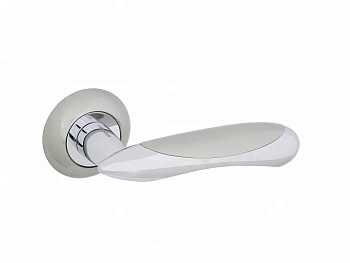 PALLADIUM Ручка Ariel SN/СP на круглых накладках