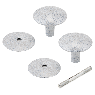 Ручка-кнопка Реж РДК -110 АБ (ант/белая)