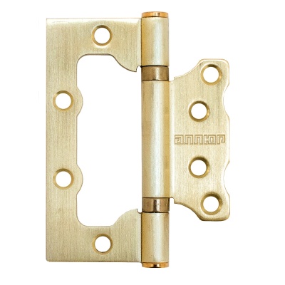 Петля  накладная без врезки 100х75 2ВВ SВР (мат.золото)