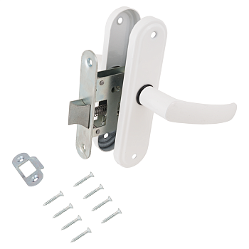 Димитровград ЗЩ-3 Омега Ручка-защелка (белый)