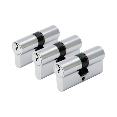 АЛЛЮР 3 цилиндра с одним секретом А70 CP (хром) 5 кл.