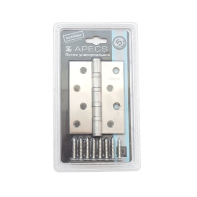 APECS петли 100*75-B4-INOX (мат.хром)