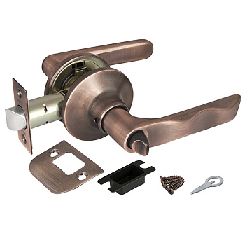 Ручка защелка 6024 AС-В (фиксатор) медь