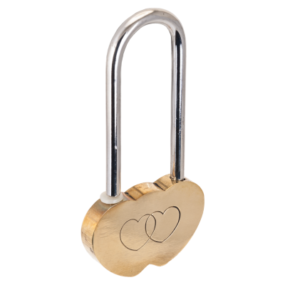 АЛЛЮР сувенирный "Сердечко" золото 2 декоративных ключа