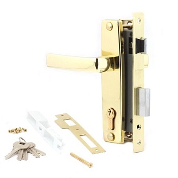 Апекс 1330/60-G золото Замок врезной с/руч (16)