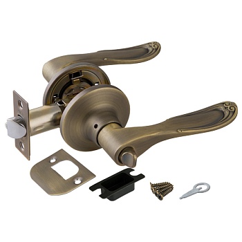 Ручка защелка 6030 МAB-B (фиксатор) мат. бронза