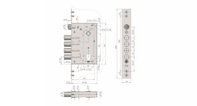 КРИТ Замок врезной  АП2 (ЗВ-А28)