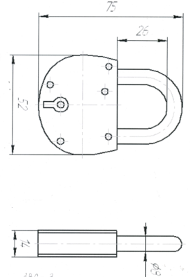 Н.Новгород ЗВС-3 2 кл. Замок навесной