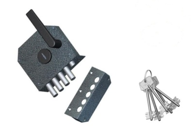 Герион "Эталон НР" ЗЩ Правый для наруж.дв. с/ручкой 5кл Замок накладной тяж. 