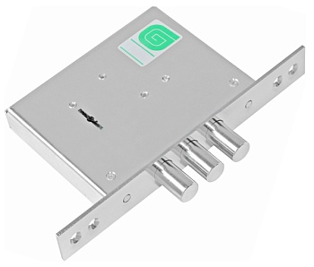 Замок Guardian (Гардиан) врезной сувальдный INTER ЗВ 60.01, 4 кл. (длинный кл. 59 мм) 