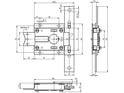 Замок Mauer 74046/0177 L90мм