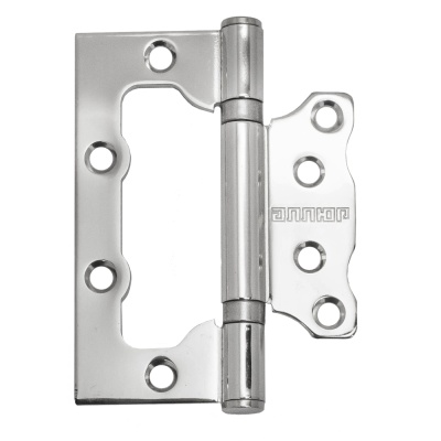 Петля  накладная без врезки 100х75 2ВВ СР (хром)