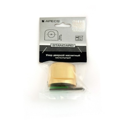 APECS DS-2751-M (золото) (ограничитель магнитный)