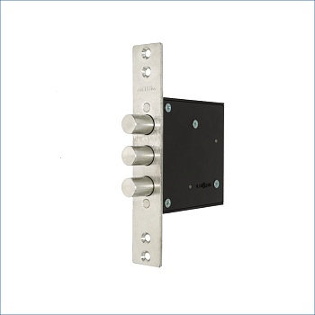 Балашиха ЗВ8 882.0.0 (ЗВ8-02)  4КЛ!! 3ригеля б/о Замок врезной б/руч