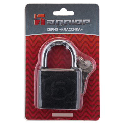 АЛЛЮР HG-4508 черный Замок навесной (24, 6)