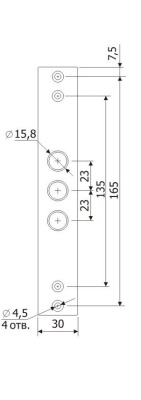 Ответная планка "Гардиан 3001"