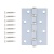 AVERS петля 100*70*2,5-B4-W (белая) AVERS петля 100*70*2,5-B4-W (белая)
