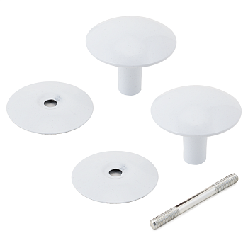 Ручка-кнопка Реж РДК -110-Бел (белая)