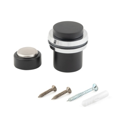 Упор дверной магнитный DS-2762-BLM черный (Апекс) (10)