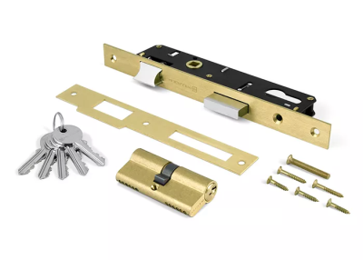 Palladium Замок врезной 0153 30 мм золото