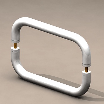 Новгород Ручка-скоба C-образная (350 мм) (белая)