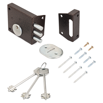 Димитровград ЗН 4-1 Замок накладной (медь)