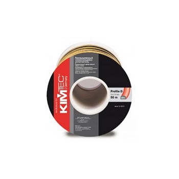 Уплотнитель D 12*10 бухта 50 м. чёрный (6)