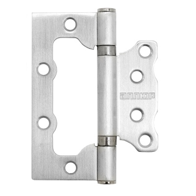 Петля  накладная без врезки 100х75 2ВВ SСР (мат. хром)