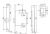 Комплект для двери FZ SET 20L 170 BK BP
