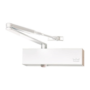 DORMA Доводчик дверной TS 71 ЕN 3/4 с рычагом до 100 кг. (белый)  