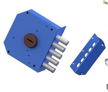 Герион "Эталон Н" 5кл Замок накладной тяж. (5)