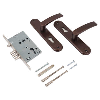 Рязань ЗВ4-31/55 (78930) Замок врезной с/руч (м/о 55) (медь)