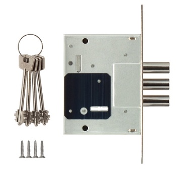 Замок врезной 257 L без накл., 3 кл