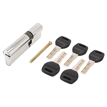АЛЛЮР F 100 (35*65) CP перфокл/кл Цилиндровый механизм (хром)