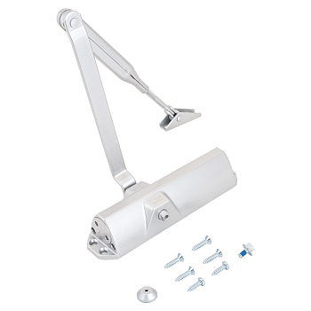 DORMA Доводчик дверной TS 68 с рычагом до 120 кг. (серебро) 