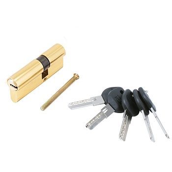 АЛЛЮР F 80 (35*45) PB перфокл/кл Цилиндровый механизм (латунь)