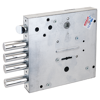 Рязань ЗВ 9-8МК.4/15 (77740) замок врезной с защелкой без тяг