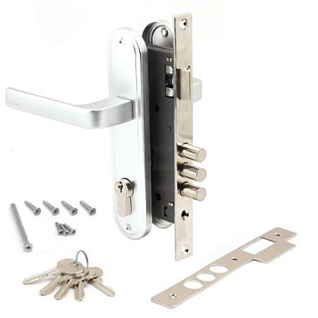 Апекс 1526/60-CR хром Замок врезной с/руч (16)