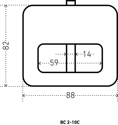 АЛЛЮР KD-90 Замок навесной