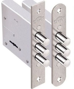 Эльбор 1.04.04.3.5 Кремень Замок врезной, 3кл, б/о