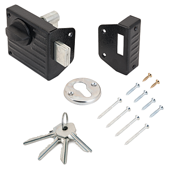 Димитровград ЗН 1-6 "Зенит" Замок накладной (черный)