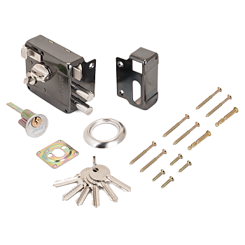 АЛЛЮР 556 BN-R Замок накладной (раздельный ЦМ)