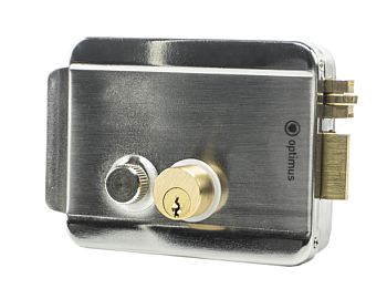 Замок электромагнитный Optimus EMR-02 накладной (хром)