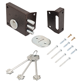 Димитровград ЗН 4-1 Замок накладной (медь)