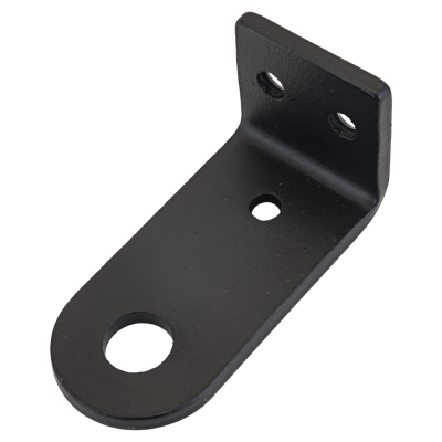 Домарт Проушина усиленная 40х85х40 угловая (черный)