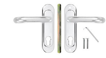 КРИТ Р-85-4949У-Хш хром шлиф. Комплект ручек 