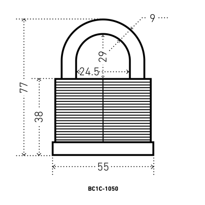АЛЛЮР SL-1050 Замок навесной