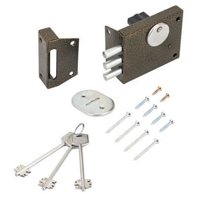 Димитровград ЗН 4-1 Замок накладной (бронза)